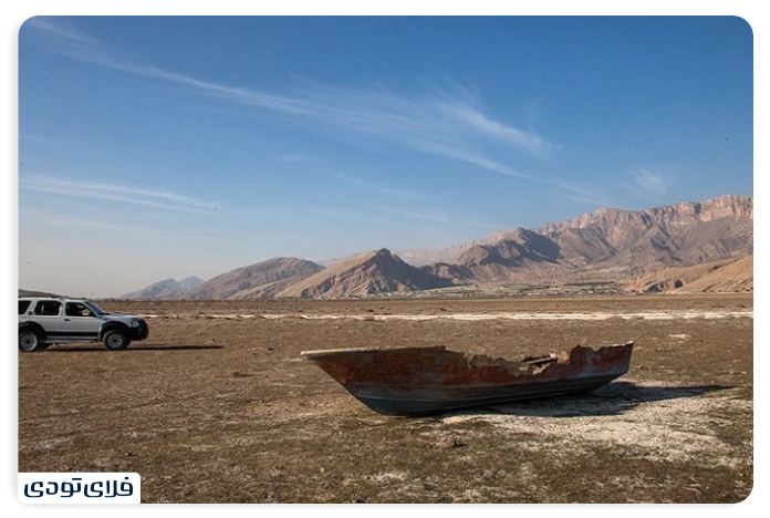 The current state of Lake Parishan