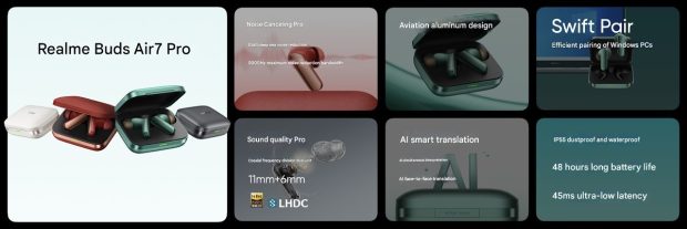 Buds Air7 Pro Wireless Airbad