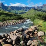 Draconzberg area: Dream and pristine mountain in South Africa
