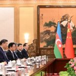 Holding a meeting of the Presidents of Azerbaijan and China in Beijing