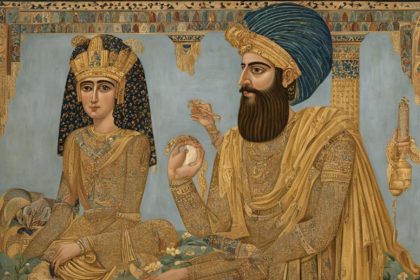 Painting Cyrus the Great and Cassanda
