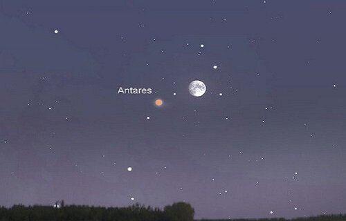 Sky waiting for the meteoric