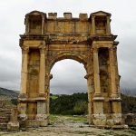 Roman Karakala Victory Arch in Algeria
