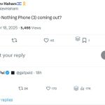 The unveiling date of Nothing Phone (3) was confirmed