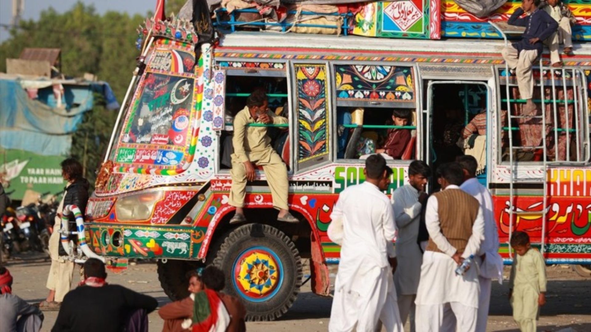 Pakistani passenger buses