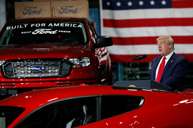 Trump's new video/ tariffs land the car market in America
