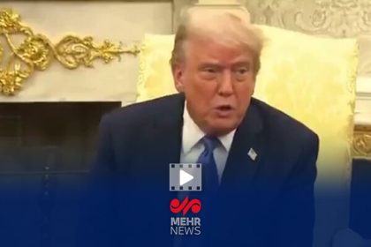 Expressing Trump's satisfaction with negotiations with Iran