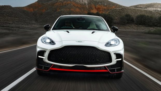 Aston Martin's front view