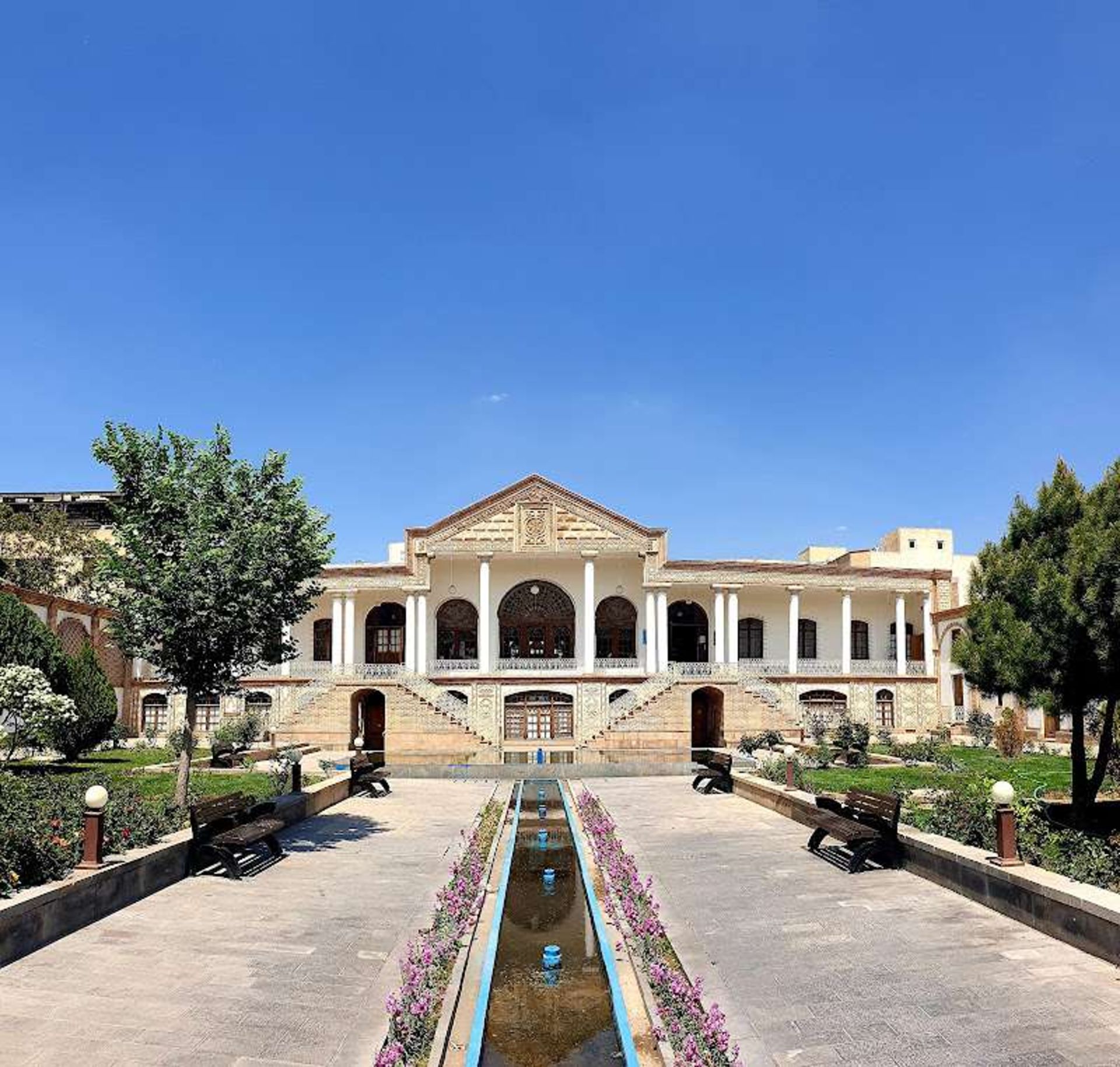 The courtyard of Amir Nazam Grossi Tabriz