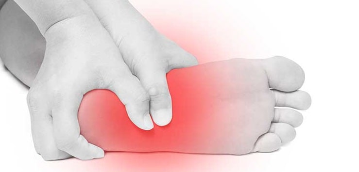 Homemade treatment for back pain of the heel