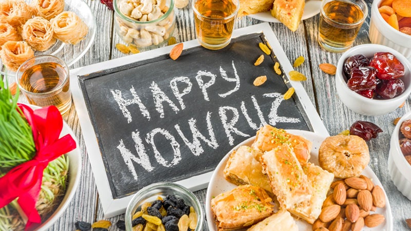 Nowruz celebration / ancient Persian speech celebration