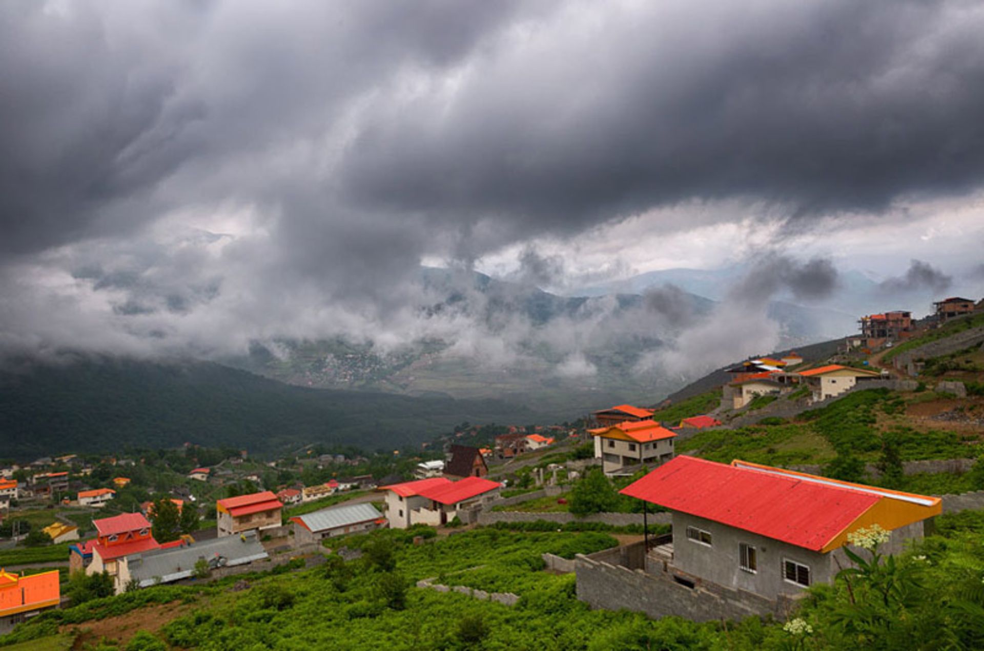 Nature of the village of Filband