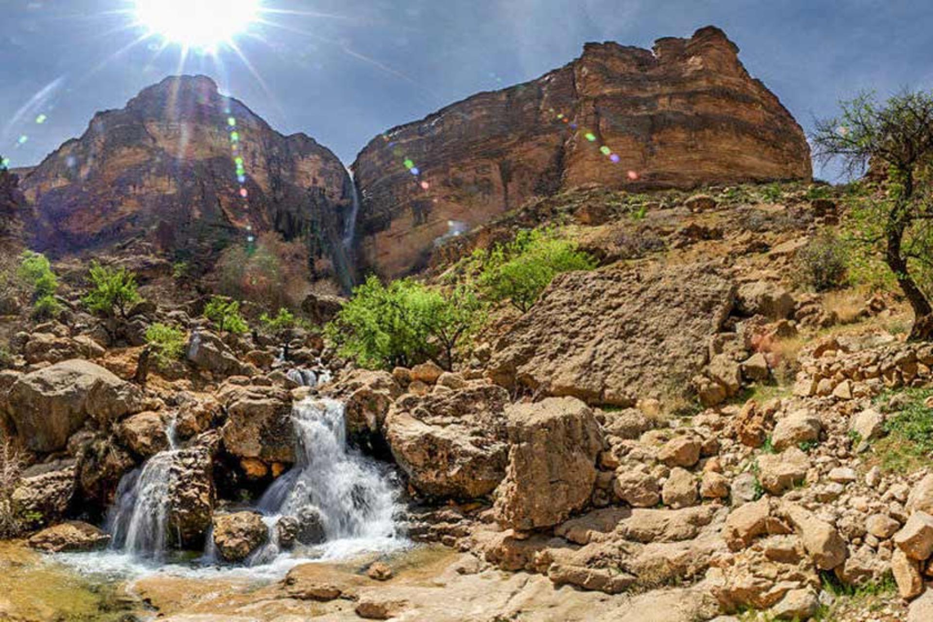 Know Iran's tallest waterfalls