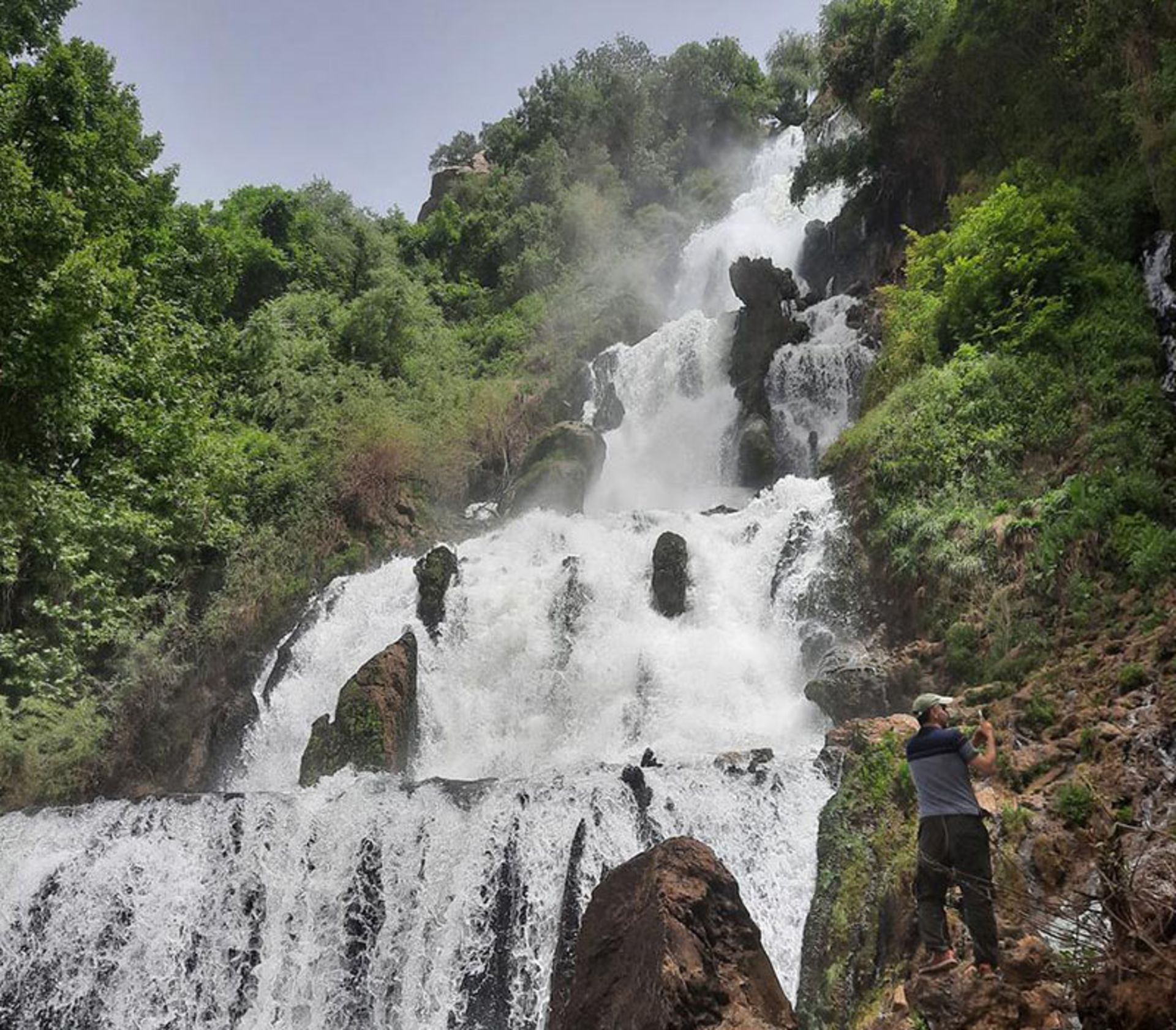 Height of Landi Falls