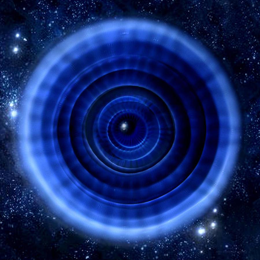 Graphic Design from the entrance of a wormhole