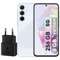 Samsung Galaxy A35 Mobile Phone Double SIM Capacity 256 GB 8 GB with Samsung 25 Watt Charger - Vietnam