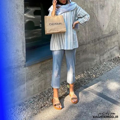 Mantle with vertical design