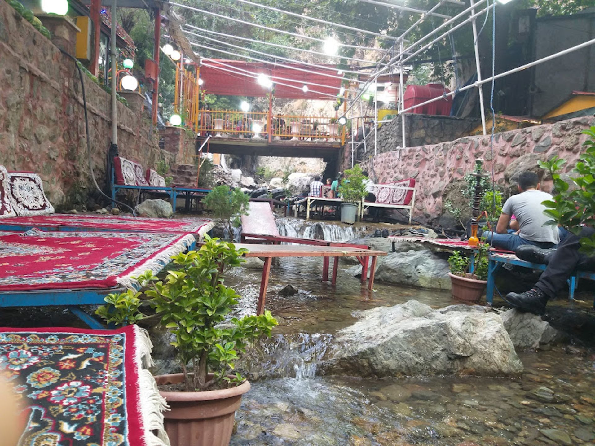 Beds of Restaurant Foot in Darband