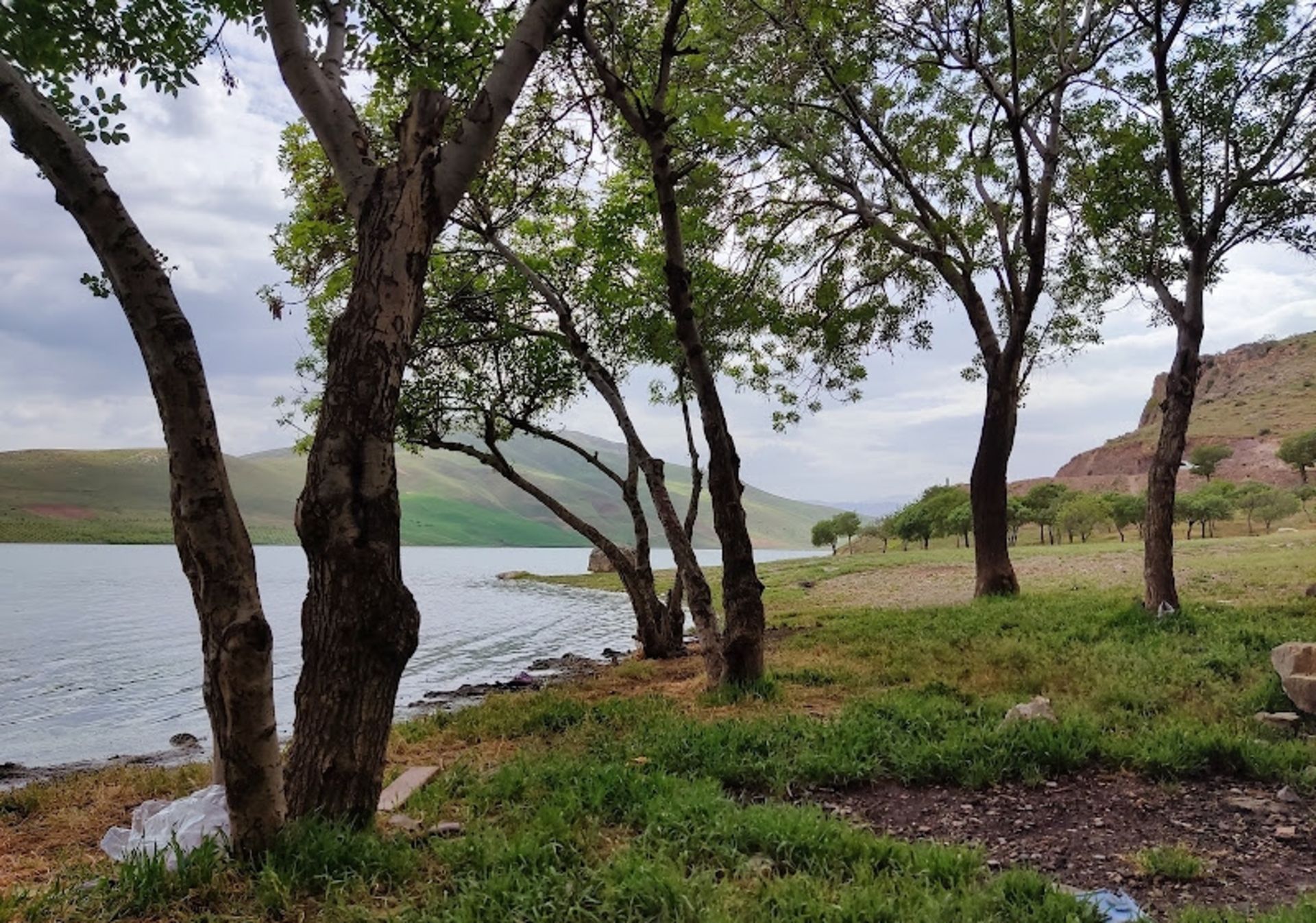 Mahabad Dam Lake Nature