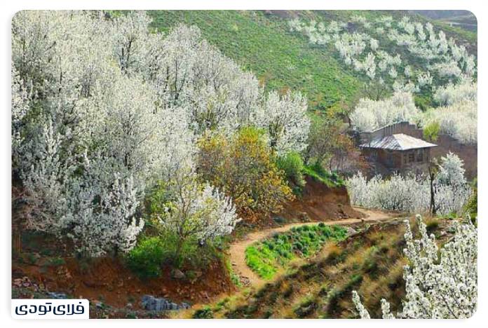 The best time to visit the village and Sangan Waterfall