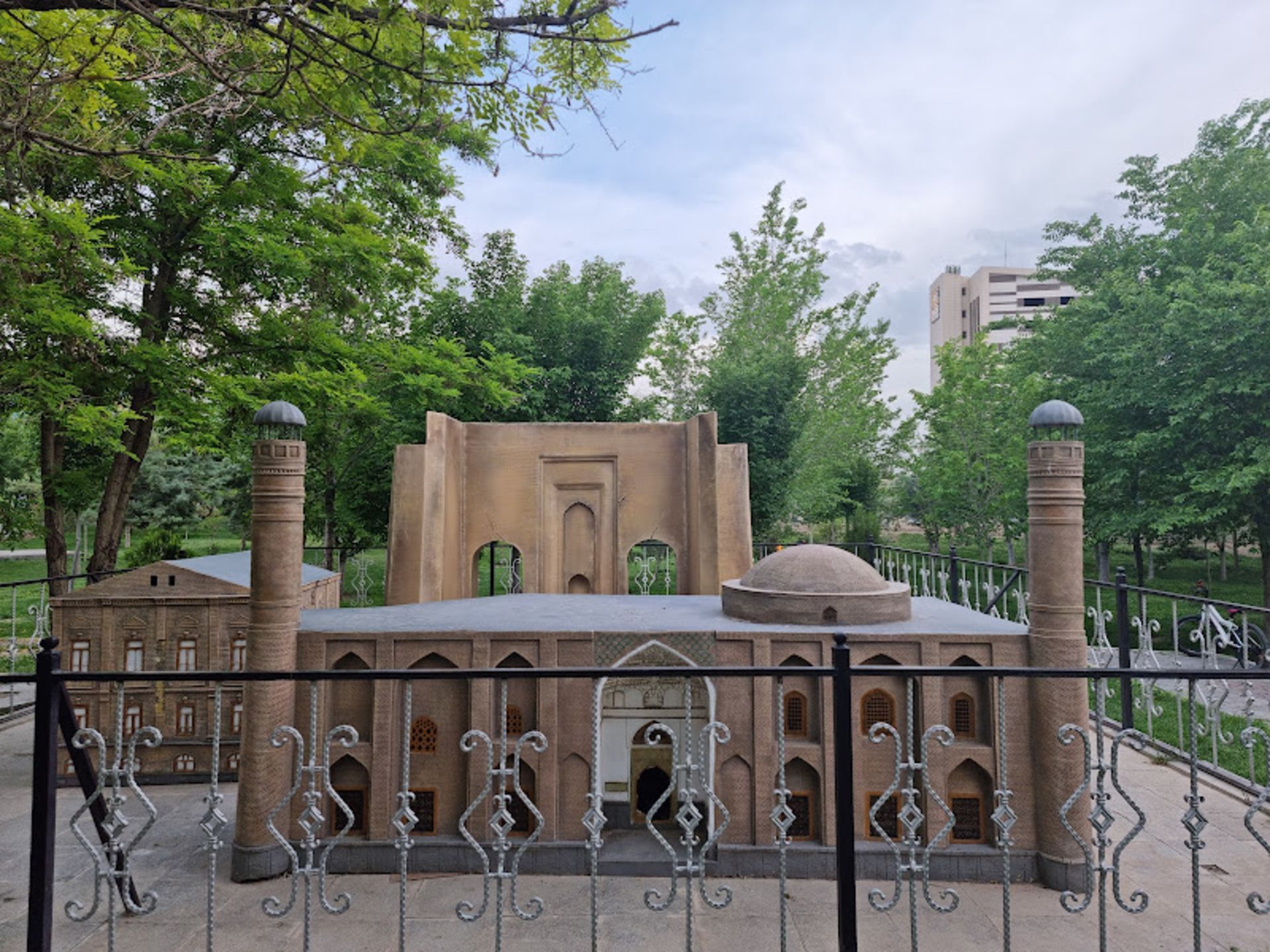 Historical replicas in Tabriz Miniature Park