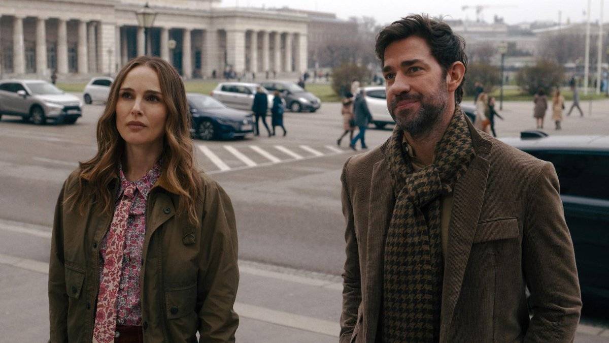 John Crazinsky and Natalie Portman