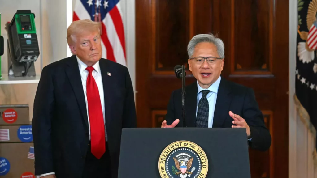 Trump and CEO of Nvidia
