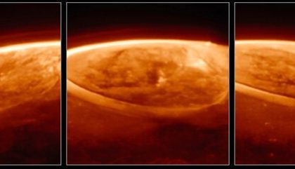 Aurora on the planet more beautiful than Earth