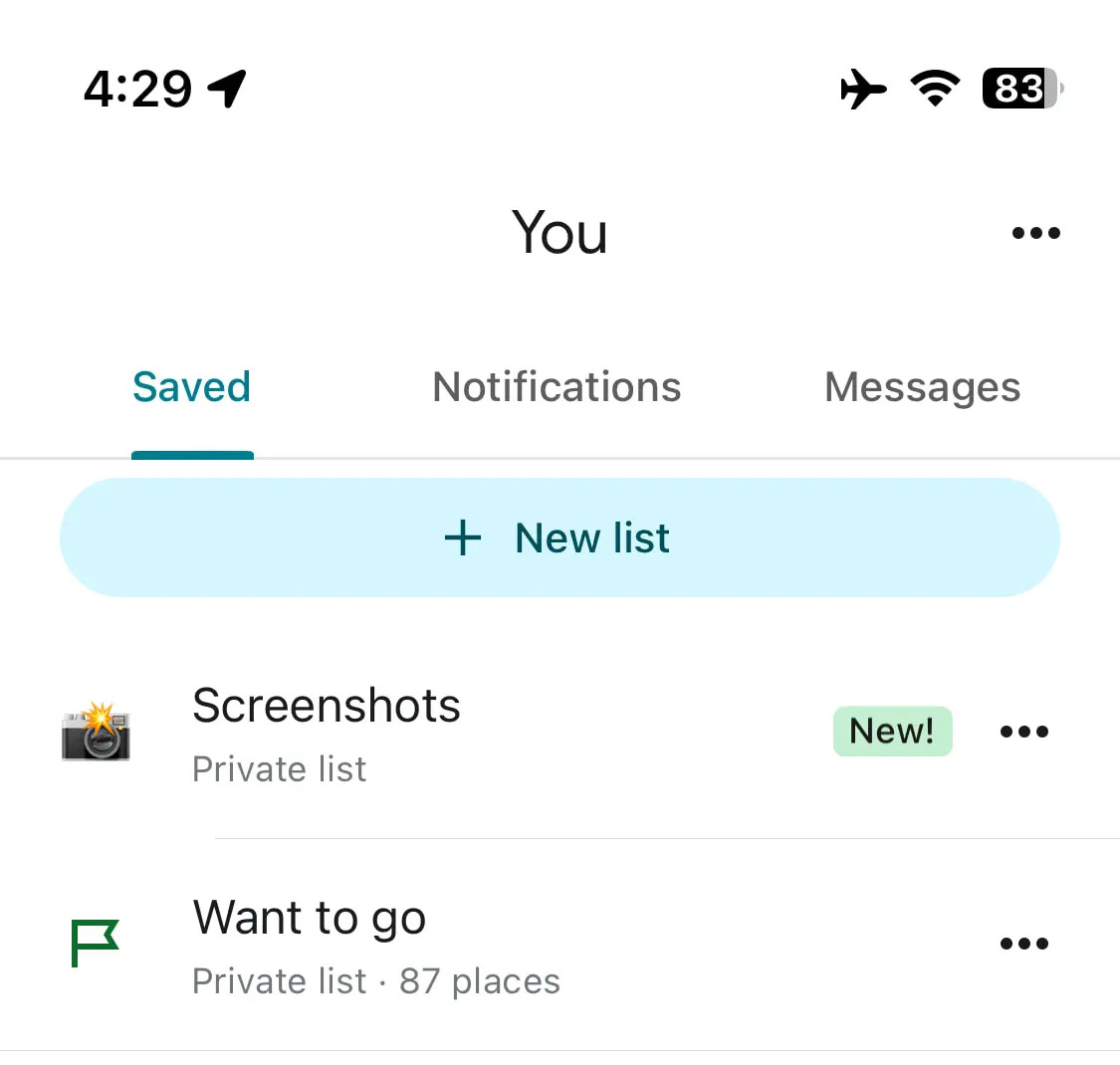 Google Map's new feature