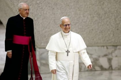 Iran's ambassador to the Vatican meeting with Pope Lee 14