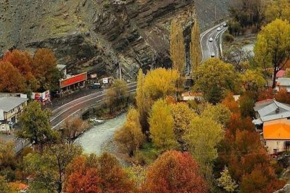 Chalus Road in the fall