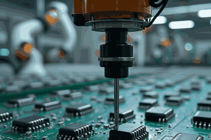 Polyester capacitor in the design of electronic - digino circuits