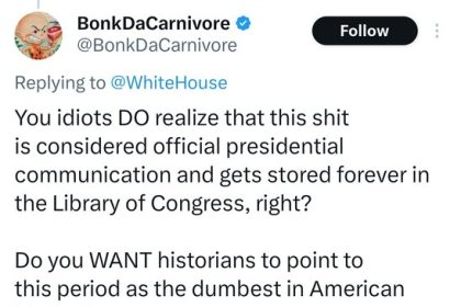 Reactions to White House Virtual Page on World Star Wars Day