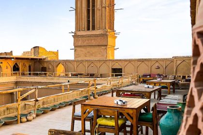 Traditional Nardoon Yazd Cafe Decoration