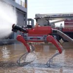 Chinese firefighter robot