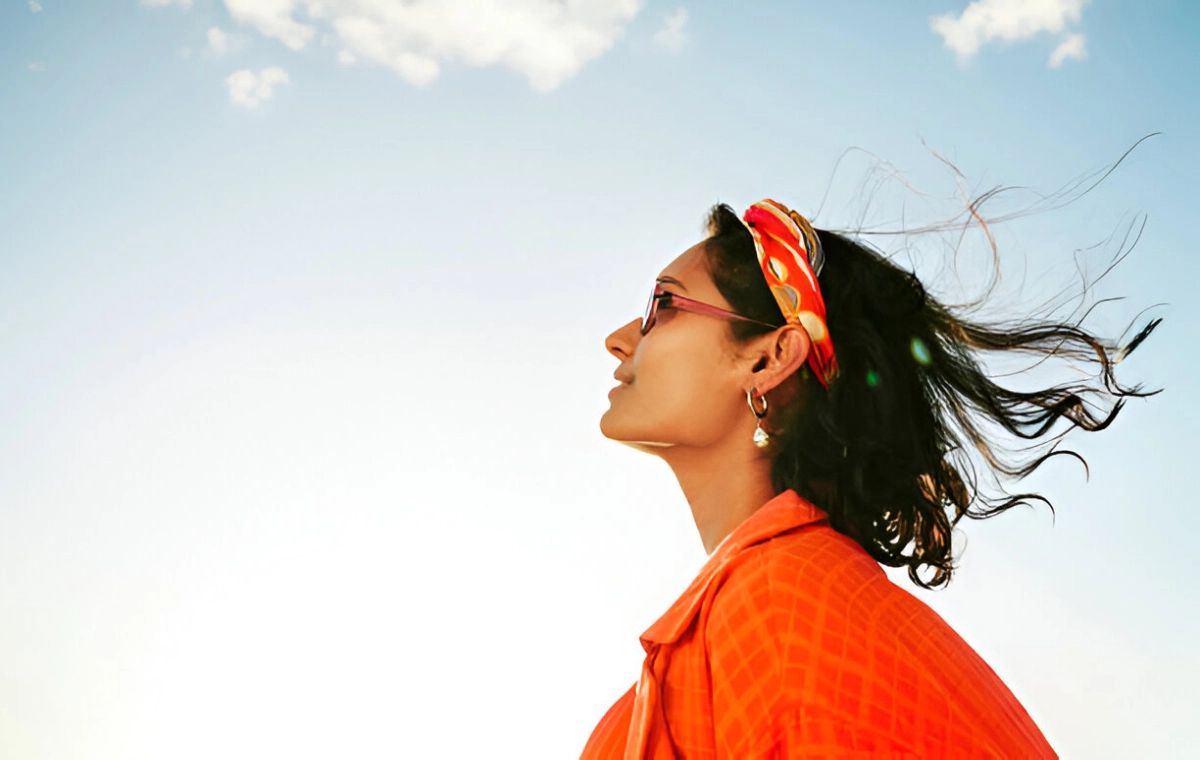 Skin tanning due to sunscreen