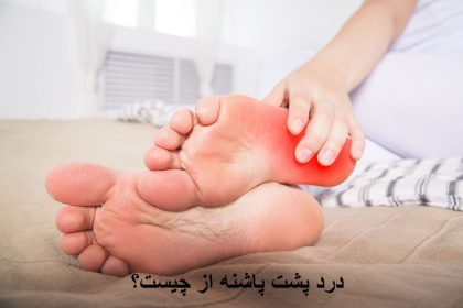 What is the pain of the heel behind?