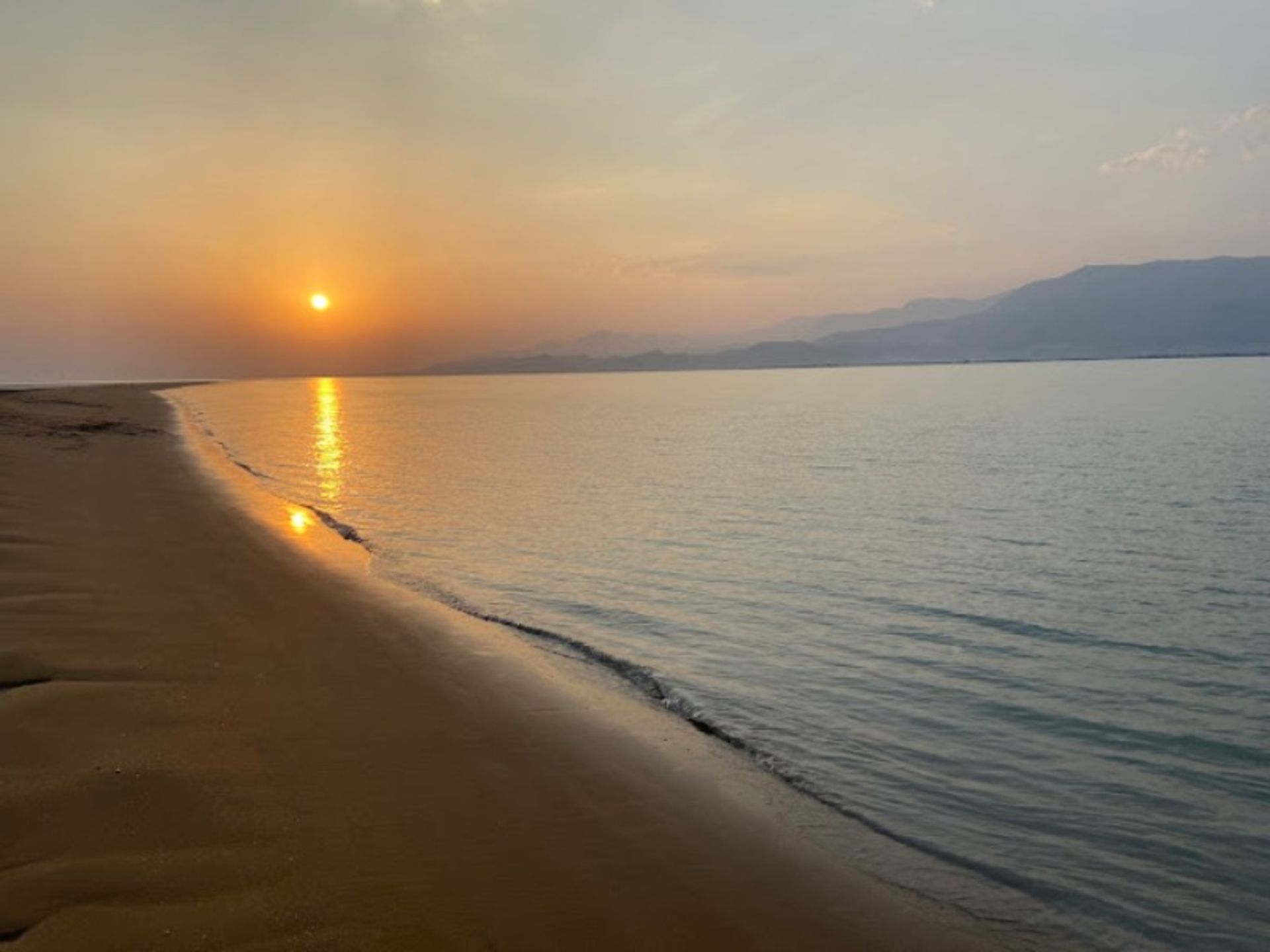 Watching the sunset from the Warma Island