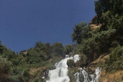 Landi Waterfall One of the most beautiful waterfalls of Chaharmahal & Bakhtiari