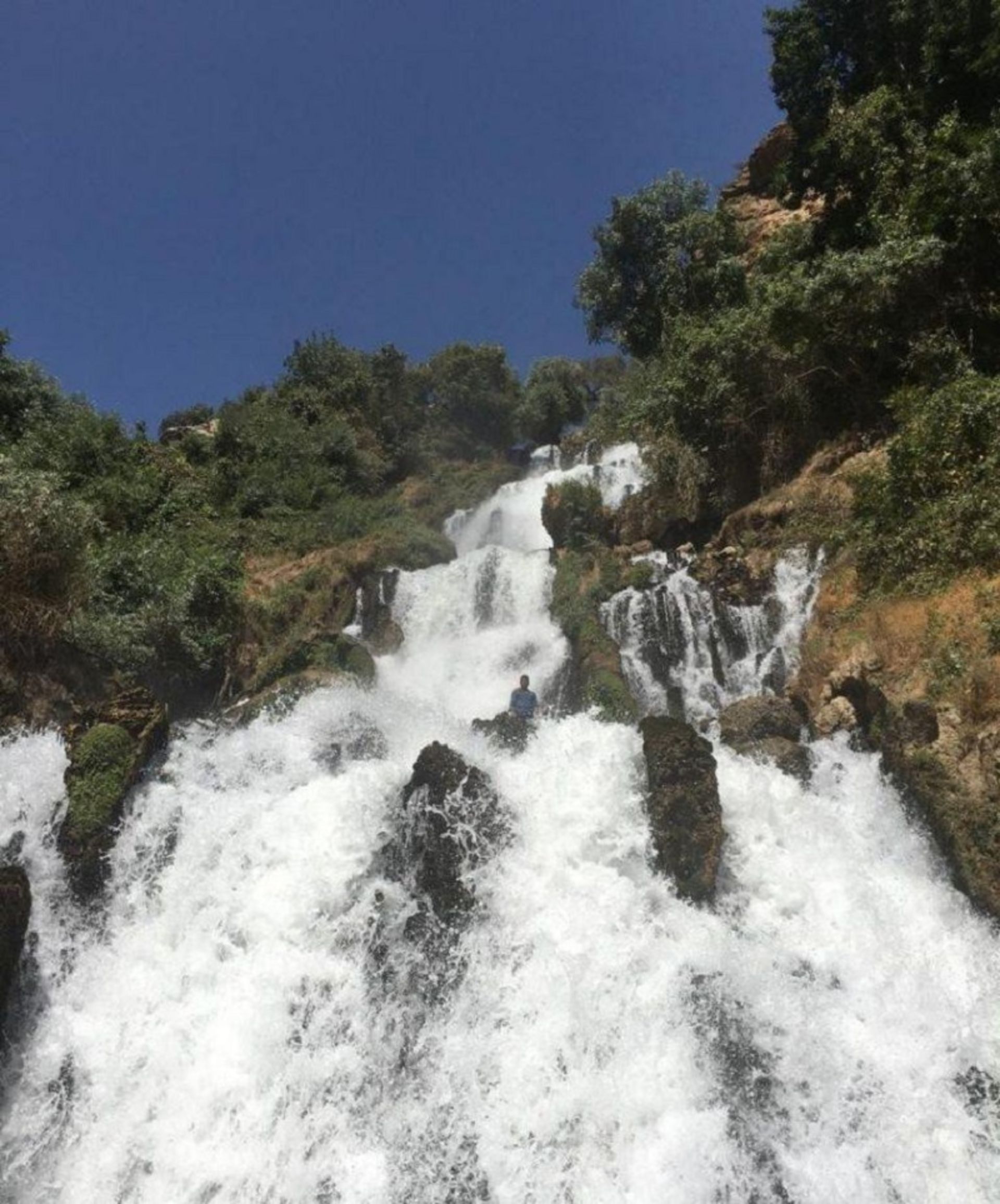 Landi Waterfall One of the most beautiful waterfalls of Chaharmahal & Bakhtiari