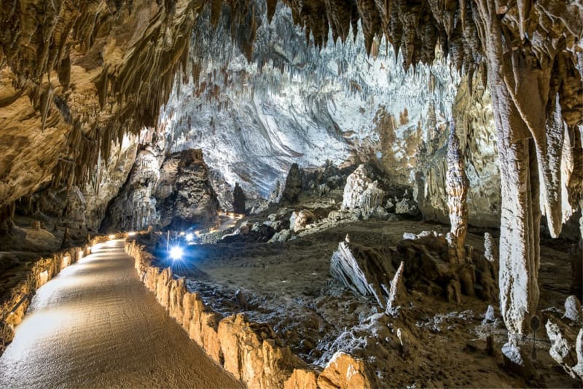 Stalagmites of Akotsian Cave