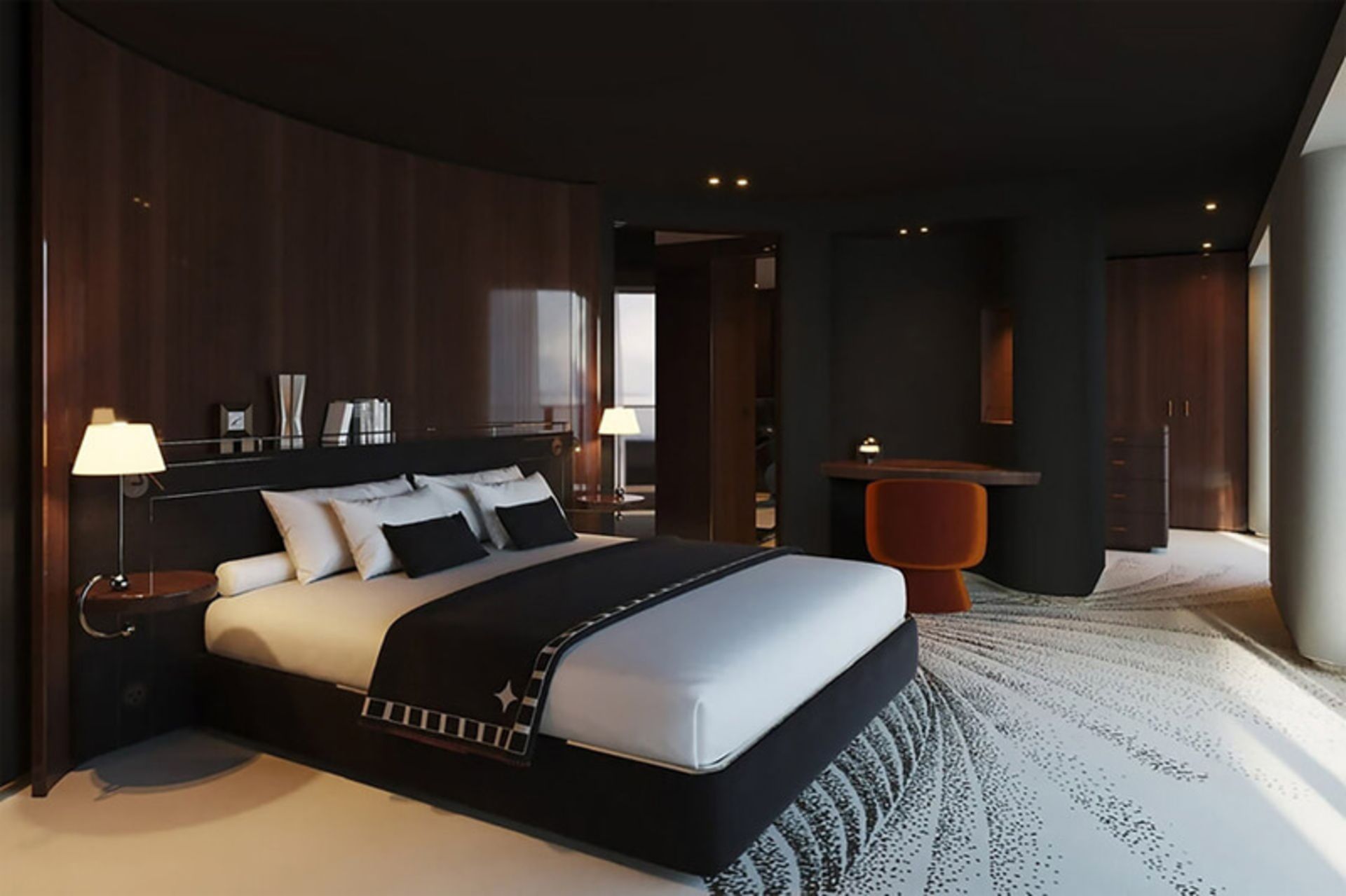 Corinthian ship's personal suite