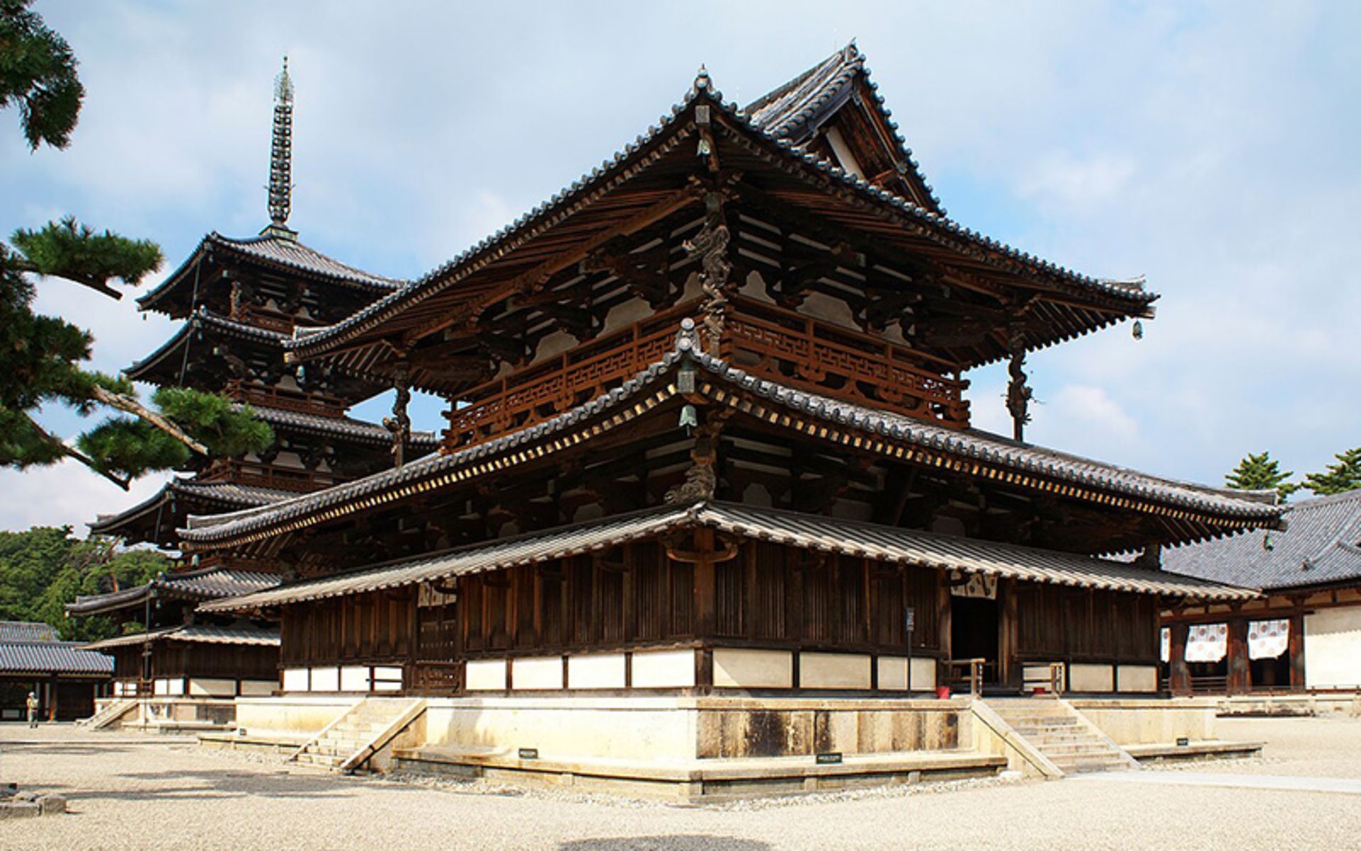 Multi -floors of Huriji Temple