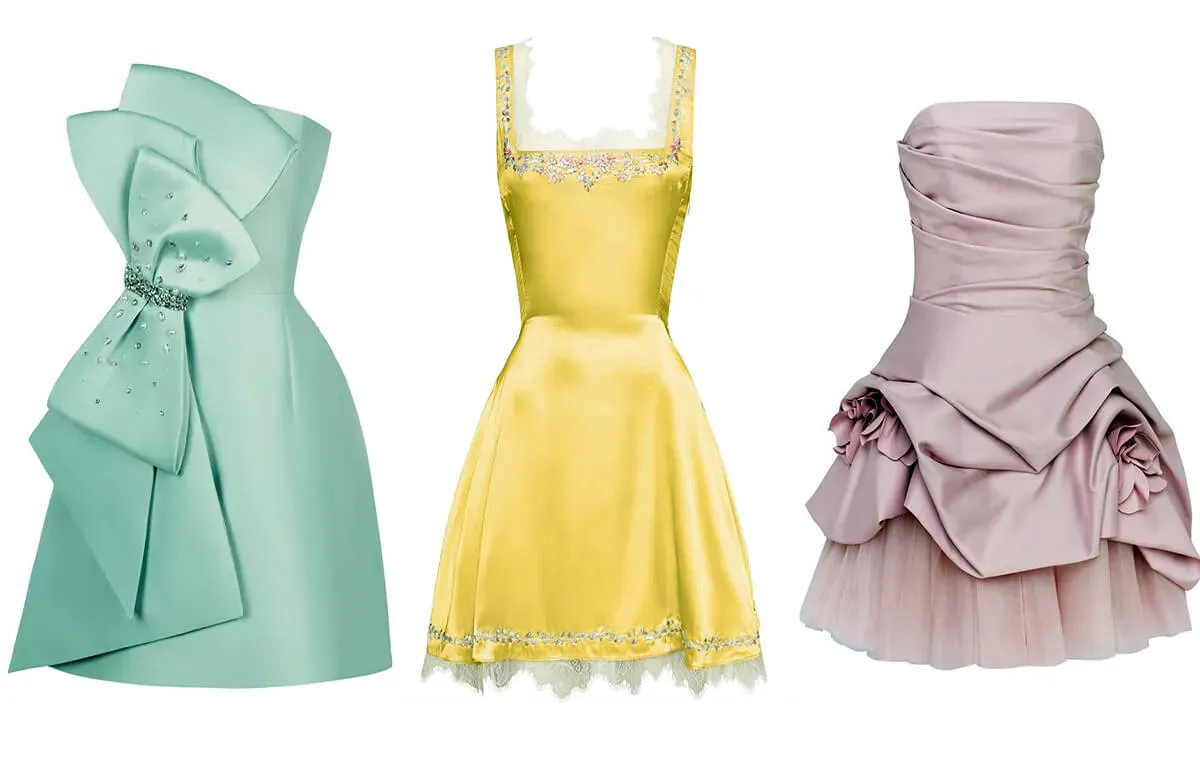 Girl's dresses for the short hall