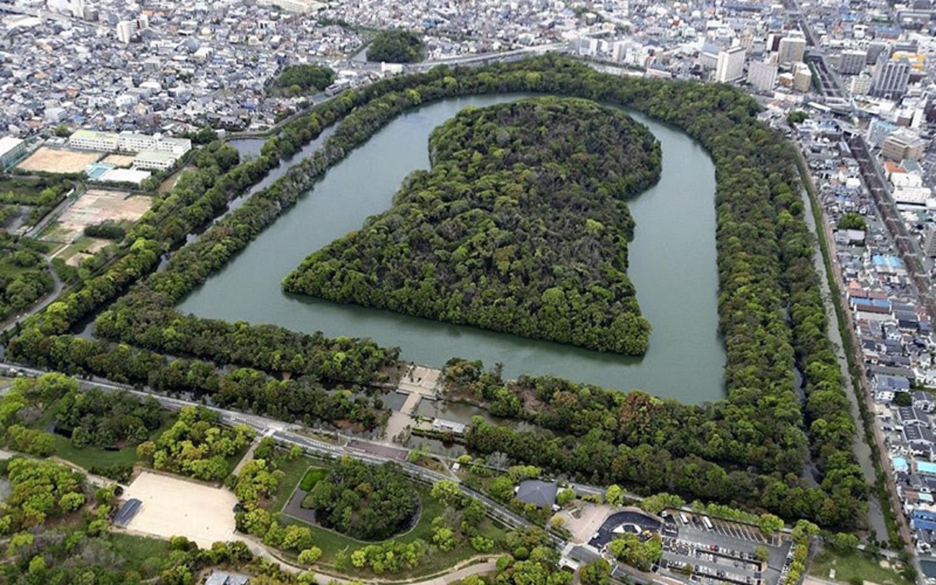 Lake and lush landscapes