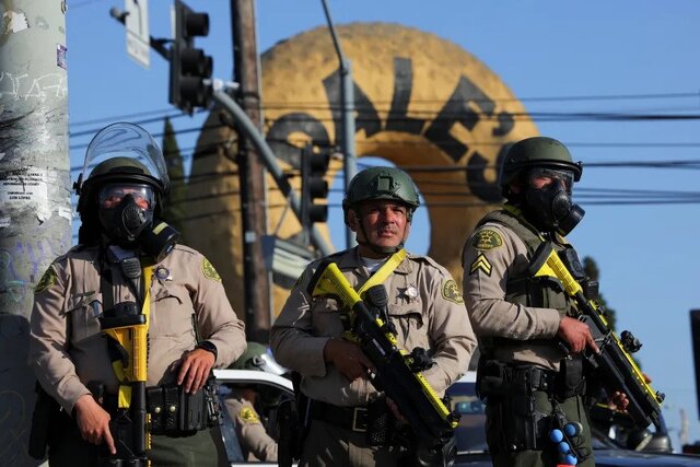 Trump sent the National Guard to suppress California protesters