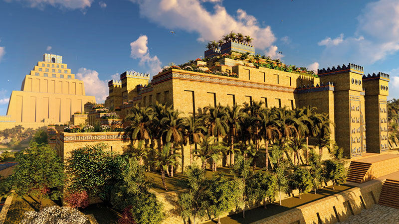 Babylonian gardens of wonders of the world