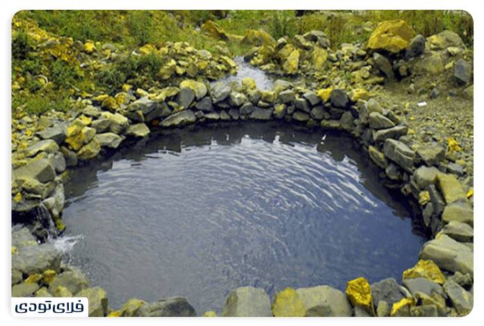 The village of Mazandaran water Ski water springs