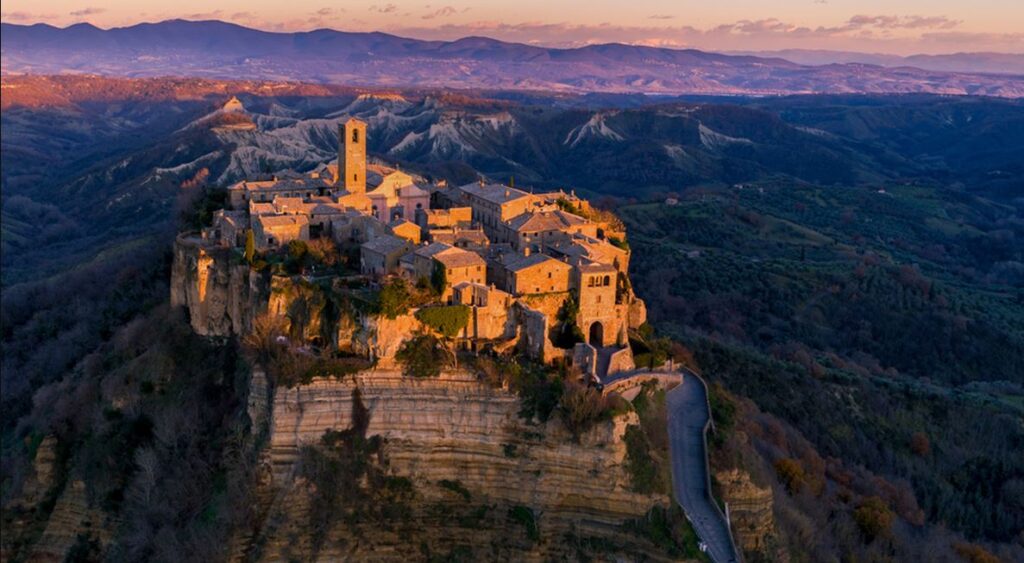 Eastern rocks of the village