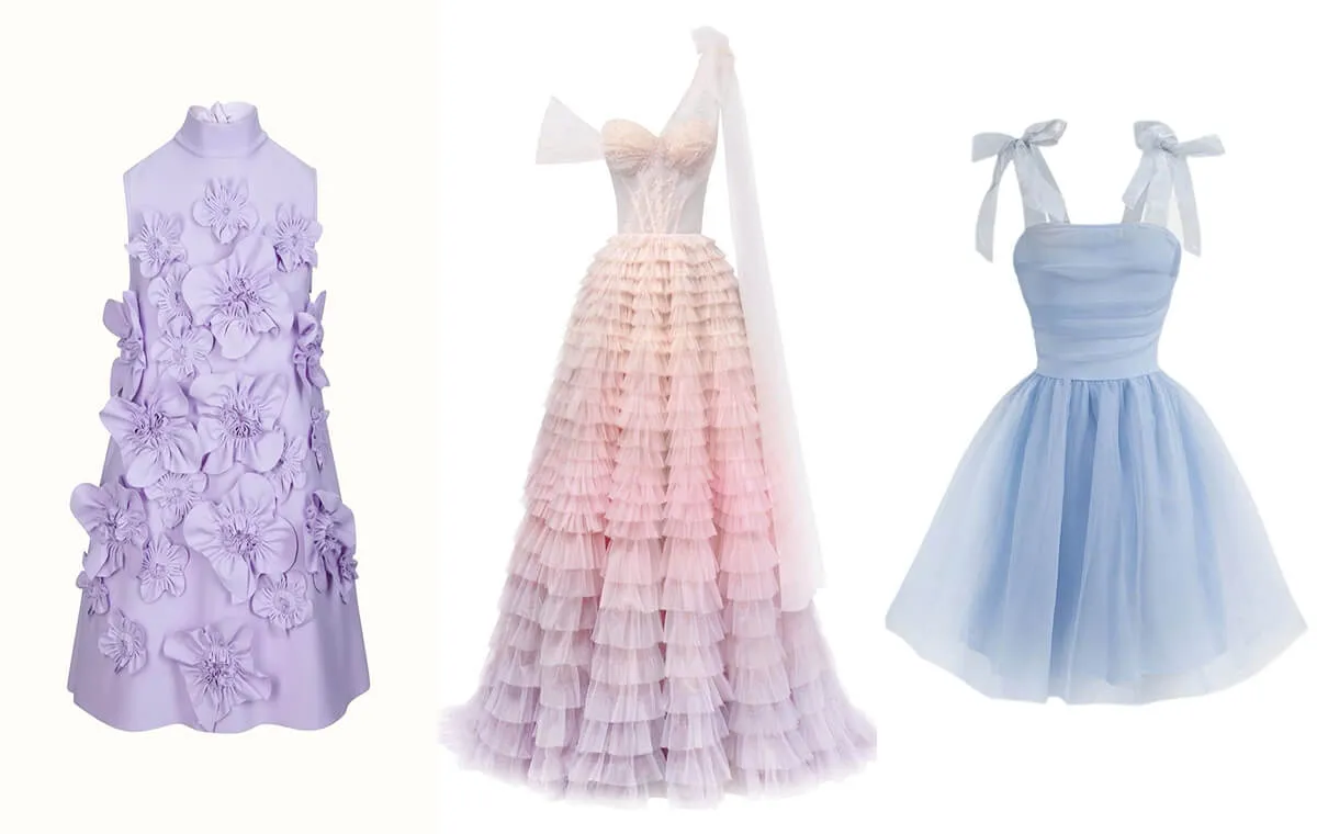 Model of Girls' Dresses for the 12 -year -old hall